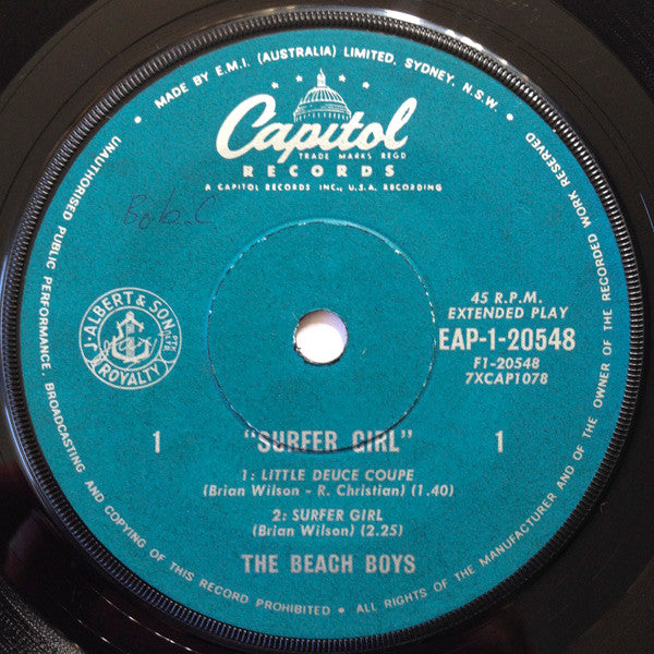 The Beach Boys : Surfer Girl (7", EP)