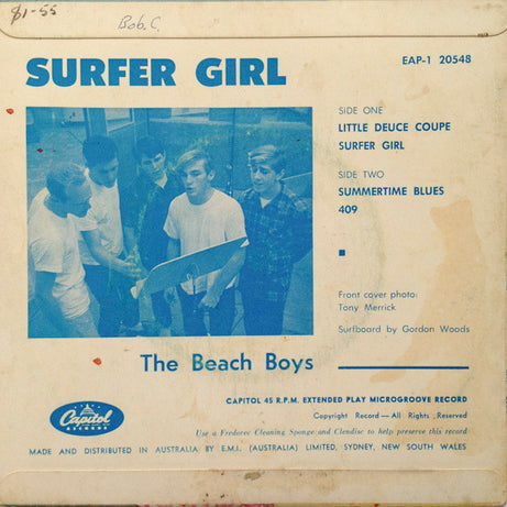 The Beach Boys : Surfer Girl (7", EP)