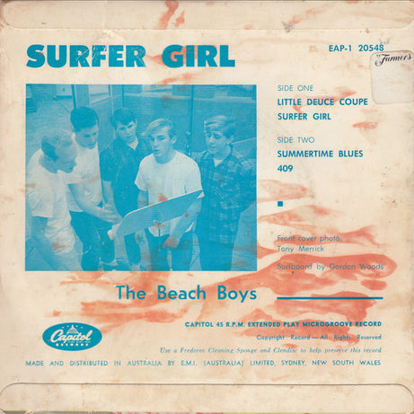 The Beach Boys : Surfer Girl (7", EP)