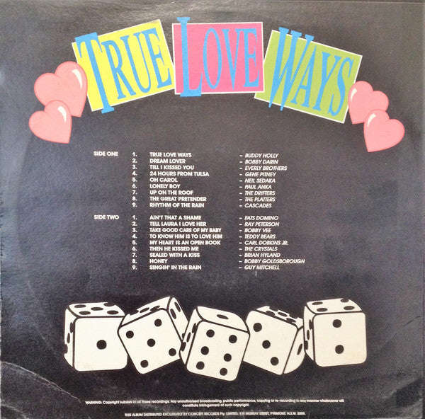 Various : True Love Ways- Volume One (LP, Comp)
