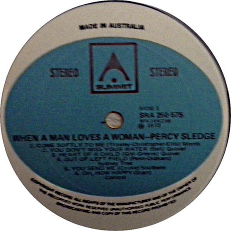Percy Sledge : When A Man Loves A Woman (LP, Comp)