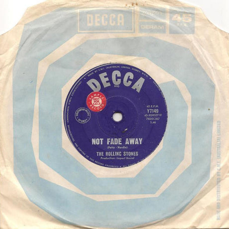 The Rolling Stones : Not Fade Away (7", Single)