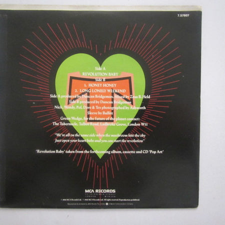 Transvision Vamp : Revolution Baby (7", Single)