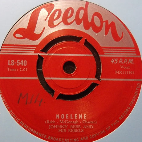 Johnny Rebb & His Rebels : Noeline (7", Single)