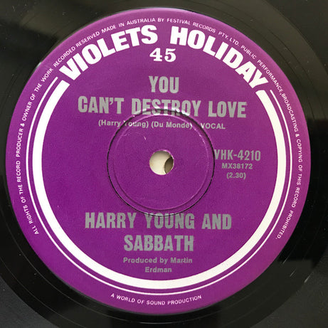 Harry Young And Sabbath : The Wheat In The Field (7", Single)