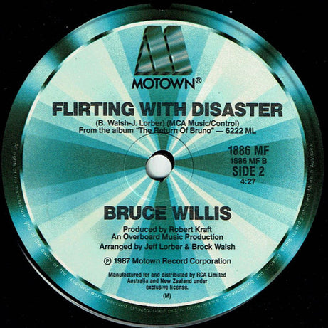 Bruce Willis : Young Blood (7", Single)