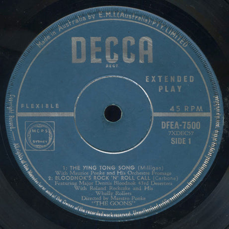 The Goons : The Goons (7", EP, RE)