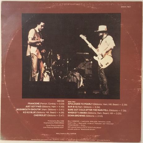 ZZ Top : Rio Grande Mud (LP, Album)