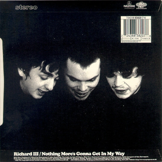 Supergrass : Richard III (7", Single, Ltd, Yel)