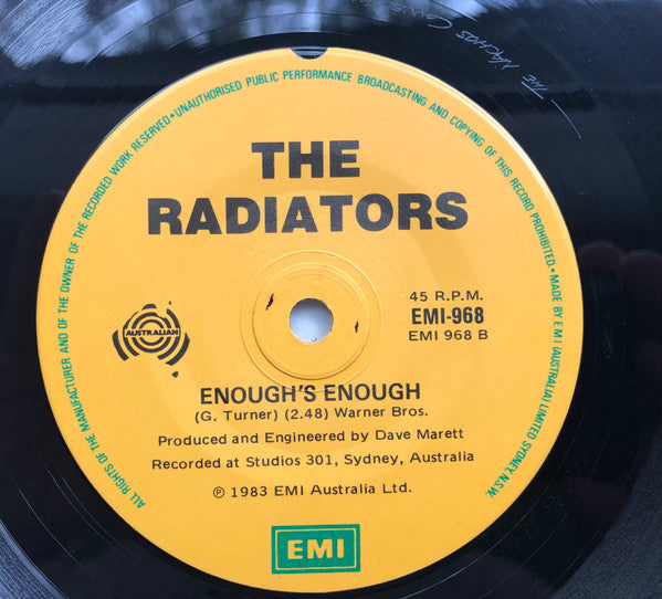 The Radiators (2) : No Tragedy (7", Single)