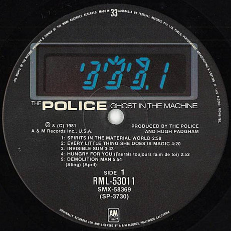 The Police : Ghost In The Machine (LP, Album)