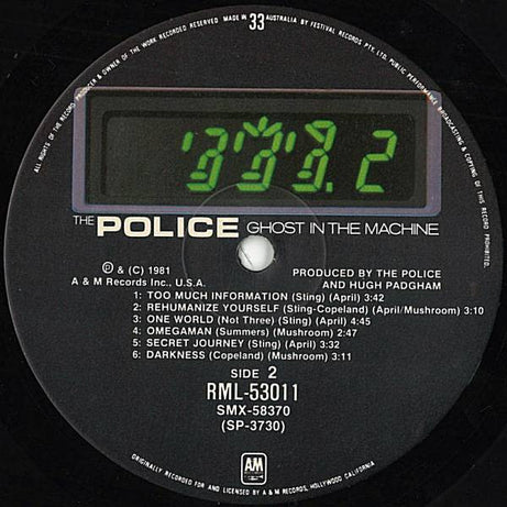 The Police : Ghost In The Machine (LP, Album)