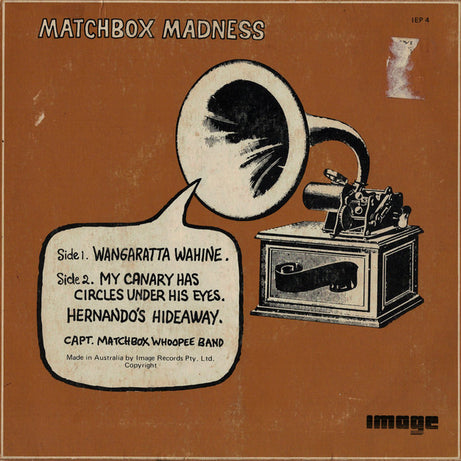 Captain Matchbox Whoopee Band : Matchbox Madness (7", EP)