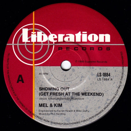 Mel & Kim : Showing Out (7", Single)