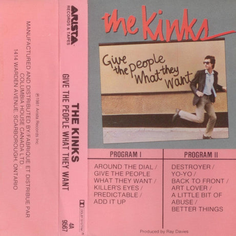 The Kinks : Give The People What They Want (Cass, Album, Club, Dol)