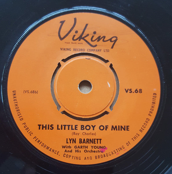 Lyn Barnett With The Garth Young Orchestra : No Heart At All (7")