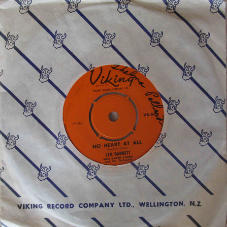 Lyn Barnett With The Garth Young Orchestra : No Heart At All (7")