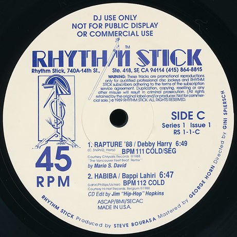Various : Rhythm Stick 1-1 (2x12", Comp, Promo)