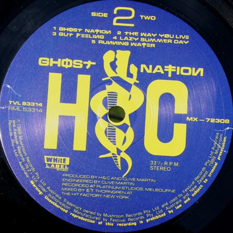 Hunters & Collectors : Ghost Nation (LP, Album)
