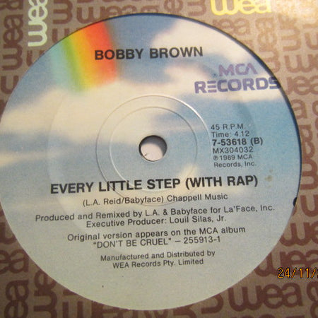 Bobby Brown : Every Little Step (7", Single)