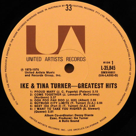 Ike & Tina Turner : Greatest Hits (LP, Comp)