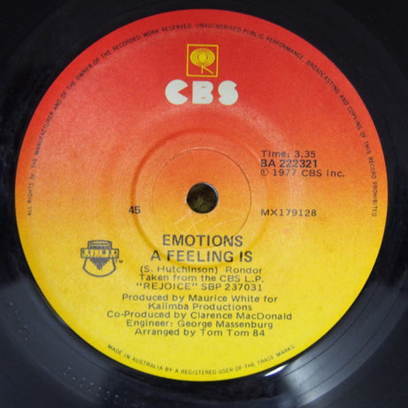 The Emotions : Best Of My Love (7", Single)