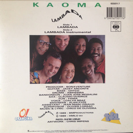 Kaoma : Lambada (7", Single)
