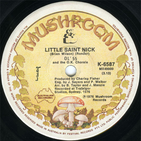 Ol' 55 And The O.K. Chorale : Rockin' Christmas (7", Single)