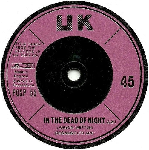 UK (3) : Nothing To Lose (7")