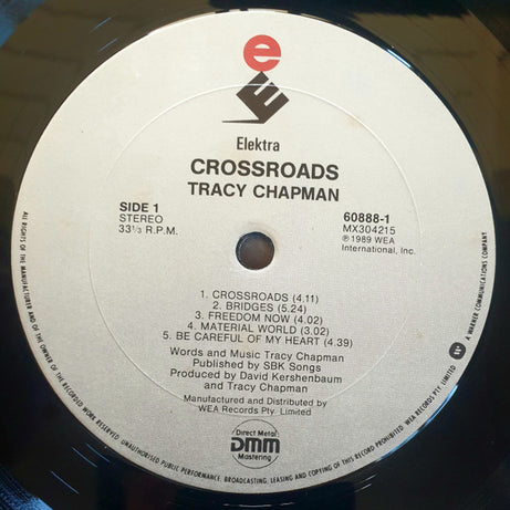 Tracy Chapman : Crossroads (LP, Album)