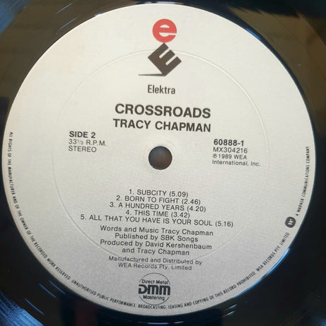 Tracy Chapman : Crossroads (LP, Album)