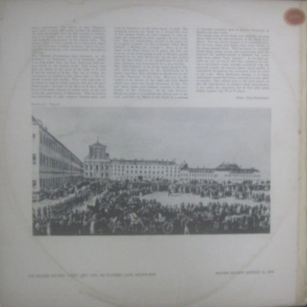 Ludwig van Beethoven, The Hungarian Quartet : The String Quartets, Volume X: No. 15 In A Minor, Op. 132 (LP, Album, Mono, Club, RE, 3rd)