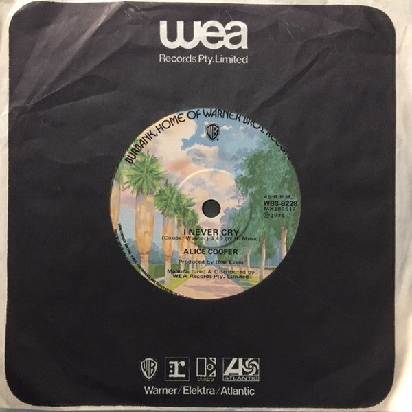 Alice Cooper (2) : I Never Cry (7", Single)