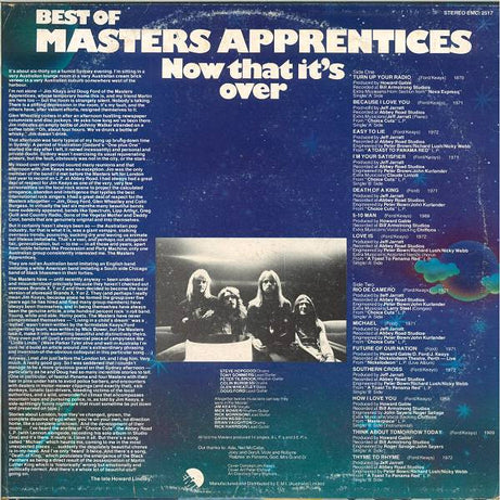 Masters Apprentices* : Now That It's Over (LP, Comp)