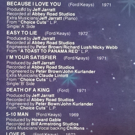 Masters Apprentices* : Now That It's Over (LP, Comp)