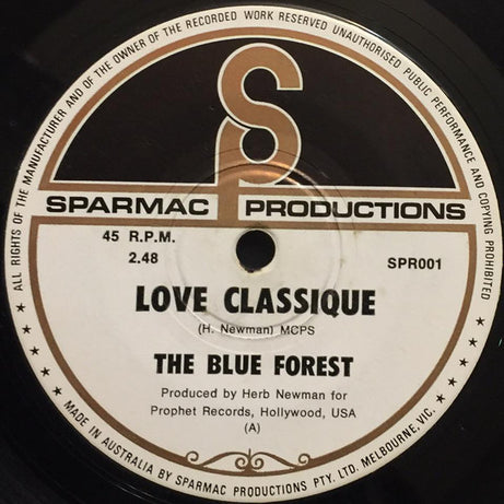 The Blue Forest : Instant Action (7")
