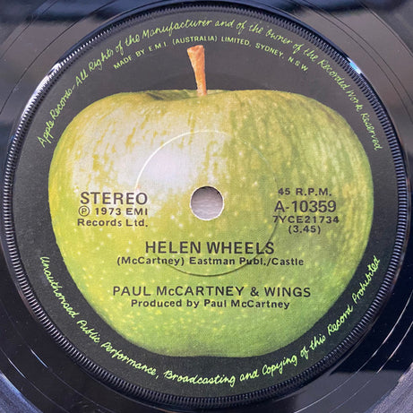 Wings (2) : Helen Wheels (7", Single)