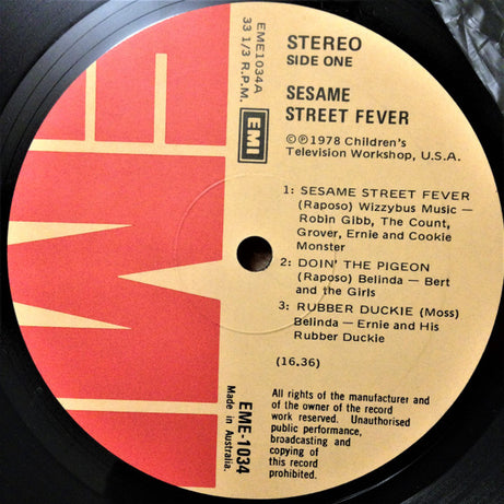 Sesame Street : Sesame Street Fever (LP, Album)