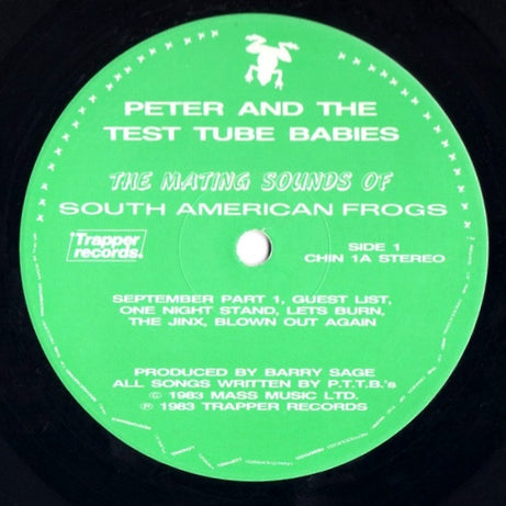 Peter And The Test Tube Babies : The Mating Sounds Of South American Frogs (LP, Album)