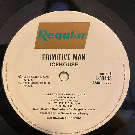 Icehouse : Primitive Man (LP, Album, RE)