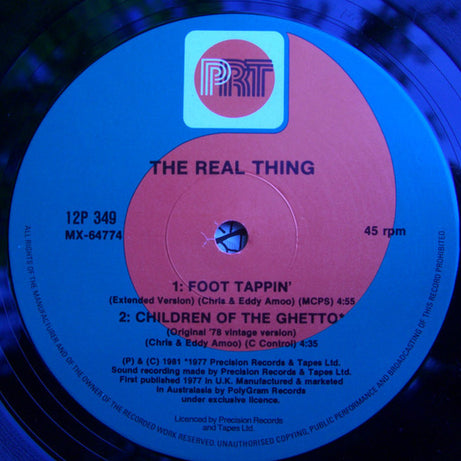 The Real Thing : You To Me Are Everything (Extended Version) (12", Single, Gen)