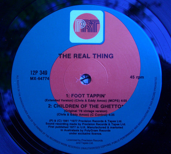 The Real Thing : You To Me Are Everything (Extended Version) (12", Single, Gen)