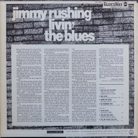 Jimmy Rushing : Livin' The Blues (LP, Album)