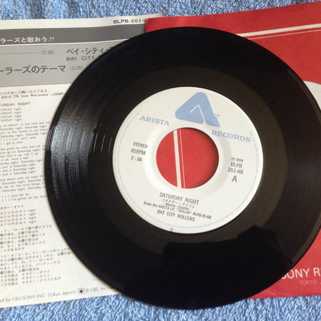 Bay City Rollers : Saturday Night (7", Single)