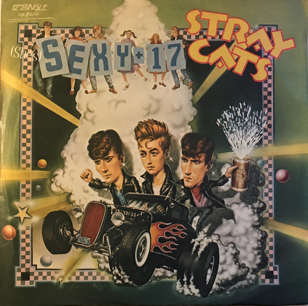 Stray Cats : (She's) Sexy + 17 (12", Maxi, Ltd)