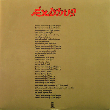 Bob Marley & The Wailers : Exodus (LP, Album)