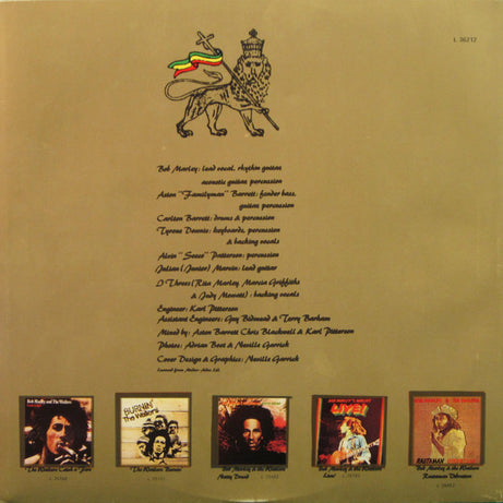 Bob Marley & The Wailers : Exodus (LP, Album)