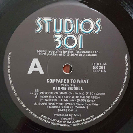 Kerrie Biddell, Compared To What : Compared To What Featuring Kerrie Biddell (LP, Gat)