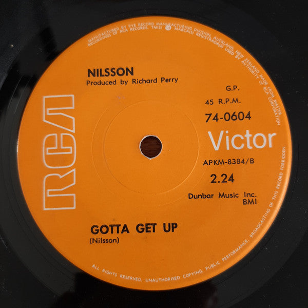 Harry Nilsson : Without You (7", Single)