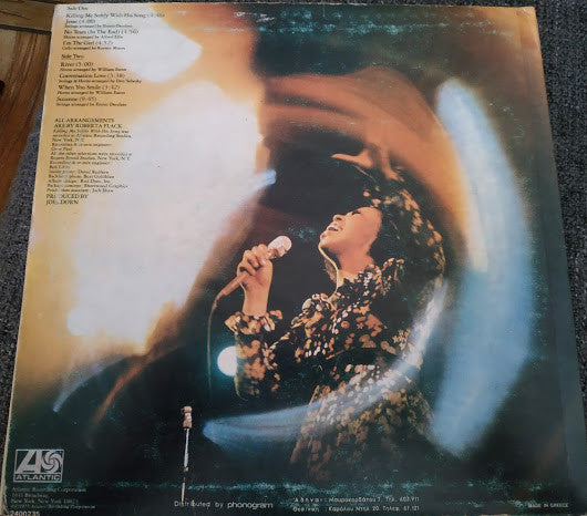Roberta Flack : Killing Me Softly (LP, Album)